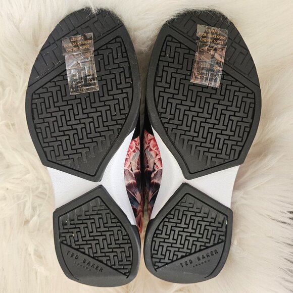 Ted Baker London Cepap 2 Textile Floral Trainers Sneakers Shoes, 6, Tranquility - Picture 9 of 11